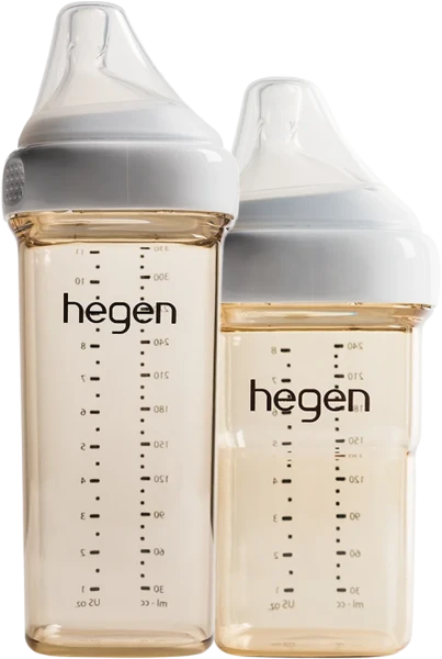 Combo 1 Bình sữa Hegen PPSU 240m (3-6M) và 1 Bình sữa Hegen PPSU 330ml (6M+)