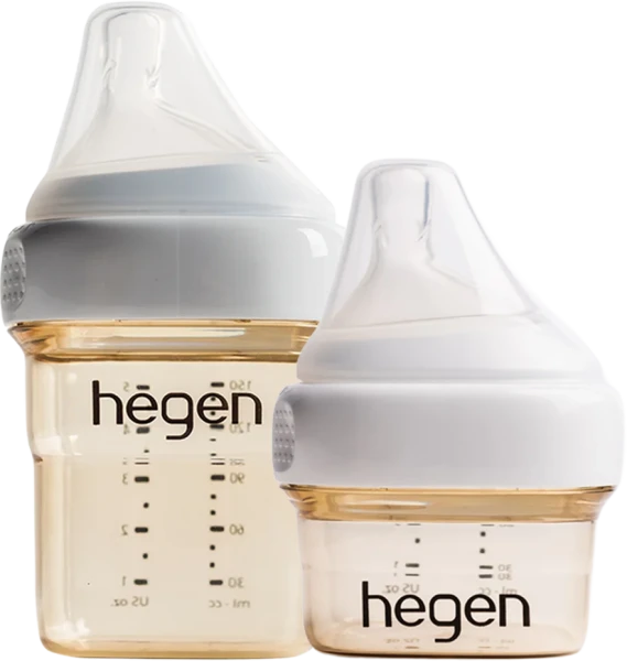 Combo 1 Bình sữa Hegen PPSU 150ml  (1-3 M) và 1 Bình sữa Hegen PPSU 60ml (0-1M)