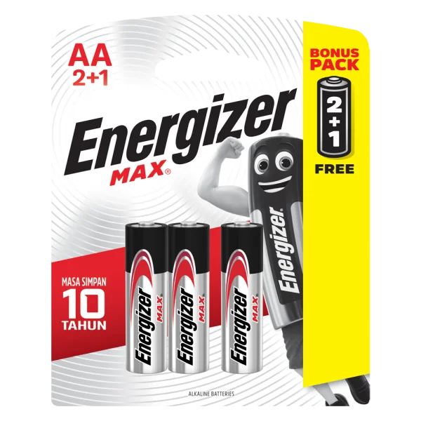 Pin Energizer Max AA E91BP2+1 (vỉ 2+1)