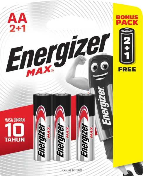 Pin Energizer Max AA E91BP2+1 (vỉ 2+1)