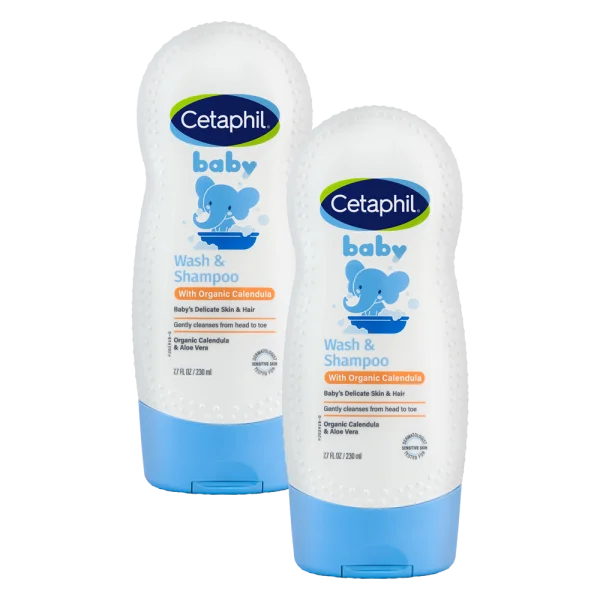 Combo 2 Sữa tắm gội trẻ em tinh chất hoa c&uacute;c Cetaphil 230ml