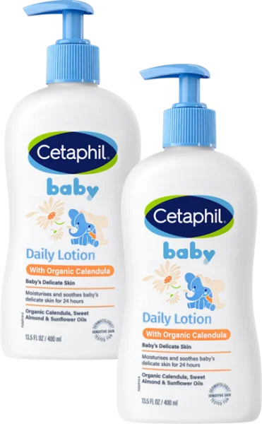 Combo 2 Sữa dưỡng da trẻ em tinh chất hoa cúc Cetaphil 400ml