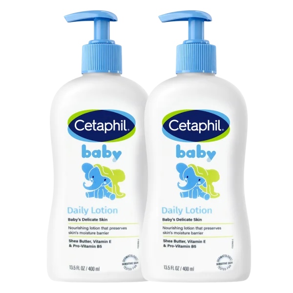 Combo 2 Kem dưỡng da hằng ngày cho bé Cetaphil 400ml