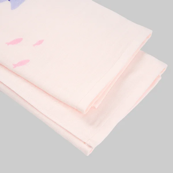 Combo 2 Khăn tắm trẻ em Cotton Thỏ và bạn Animo BM9T (60x120cm,Hồng)