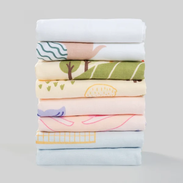 Khăn tắm trẻ em Cotton Animo BM9T (60x120cm,Trắng) *Giao hoạt tiết ngẫu nhiên