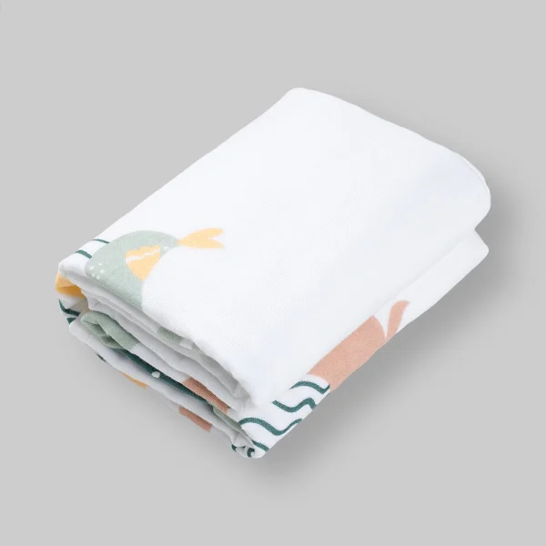 Khăn tắm trẻ em Cotton Animo BM9T (60x120cm,Trắng) *Giao hoạt tiết ngẫu nhiên