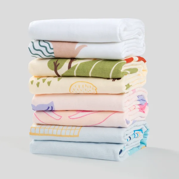 Khăn tắm trẻ em Cotton Animo BM9T (60x120cm,Xanh) *Giao hoạ tiết ngẫu nhiên
