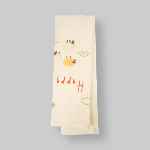 Combo 2 Khăn tắm trẻ em Cotton Vườn Bách Thú Animo BM9T (60x120cm,Trắng)