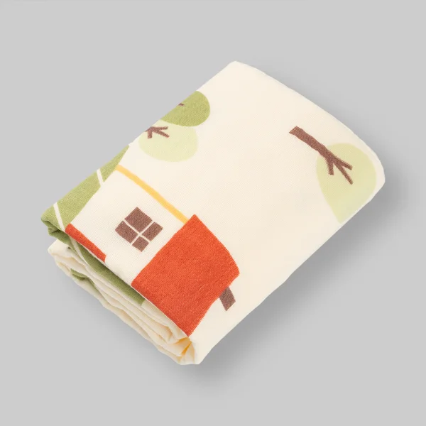 Combo 2 Khăn tắm trẻ em Cotton Vườn Bách Thú Animo BM9T (60x120cm,Trắng)