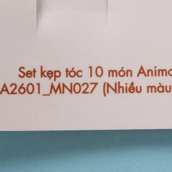 Set kẹp tóc 10 món Animo A2601_MN027 (Nhiều màu)