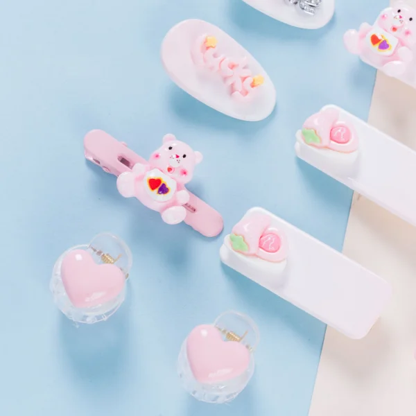 Set kẹp tóc 12 món Animo A2601_MN030 (Hồng)