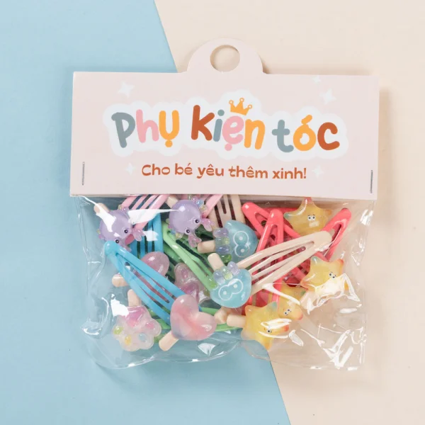 Set kẹp tóc 14 món Animo A2601_MN033 (Nhiều màu)