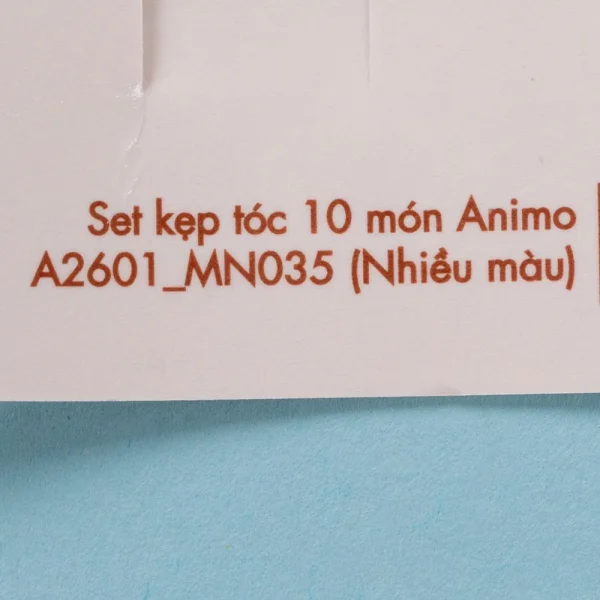 Set kẹp tóc 10 món Animo A2601_MN035 (Nhiều màu)