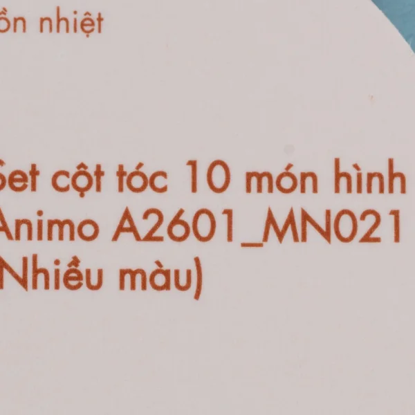 Set cột tóc 10 món hình nơ Animo A2601_MN021 (Nhiều màu)