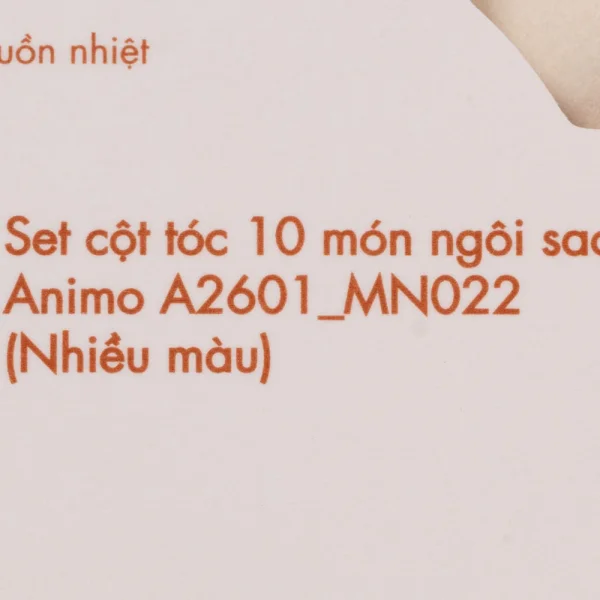 Set cột tóc 10 món ngôi sao Animo A2601_MN022 (Nhiều màu)