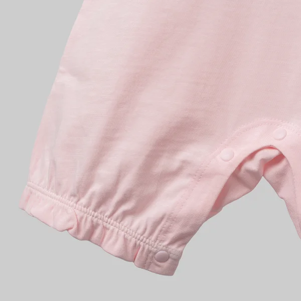 Bodysuit bé gái đùi Animo champs_pink VD0526011 (0-12M,Trắng-hồng nhạt)