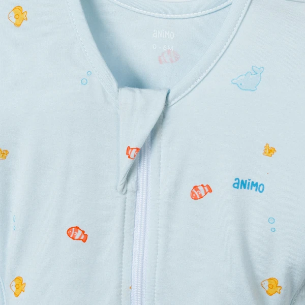 Nhộng chũn cho bé Animo VD0126072 (0-6M,Xanh)