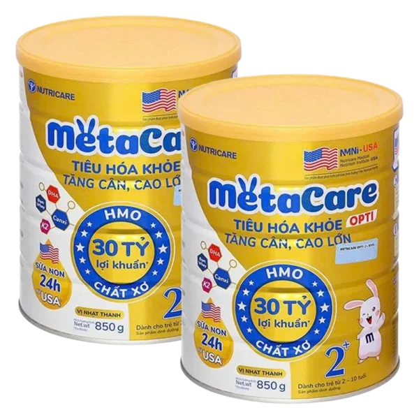 Combo 2 SPDD Metacare Opti 2+ 850g (Vàng)