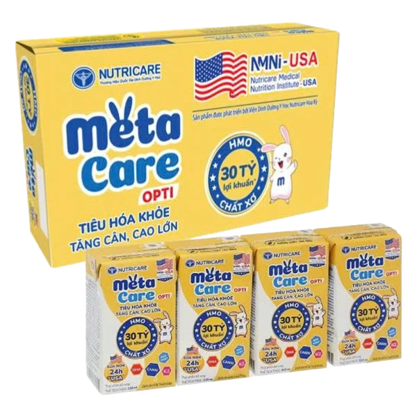 1 thùng Sữa dinh dưỡng pha sẵn MetaCare Opti 4x110ml