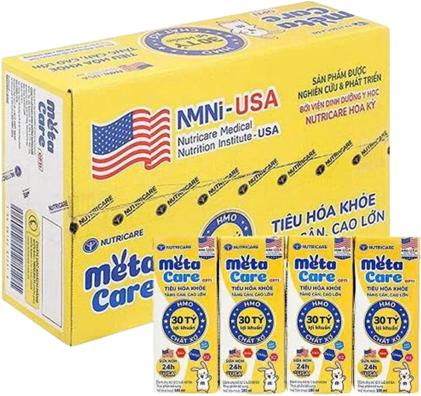 1 thùng Sữa dinh dưỡng pha sẵn MetaCare Opti 4x180ml