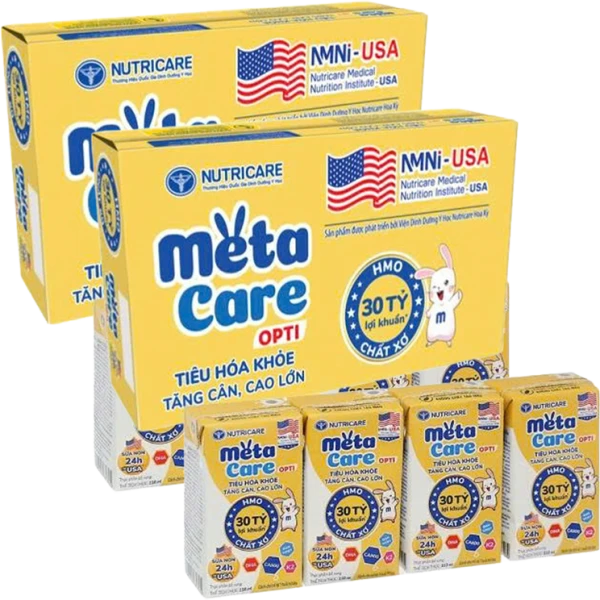 2 thùng Sữa dinh dưỡng pha sẵn MetaCare Opti 4x110ml