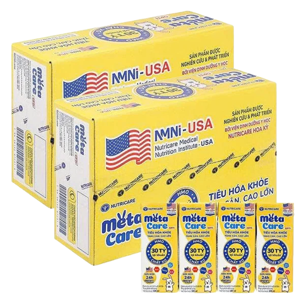 2 thùng Sữa dinh dưỡng pha sẵn MetaCare Opti 4x180ml