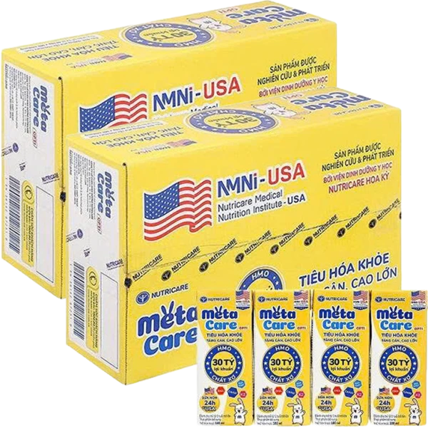 2 thùng Sữa dinh dưỡng pha sẵn MetaCare Opti 4x180ml