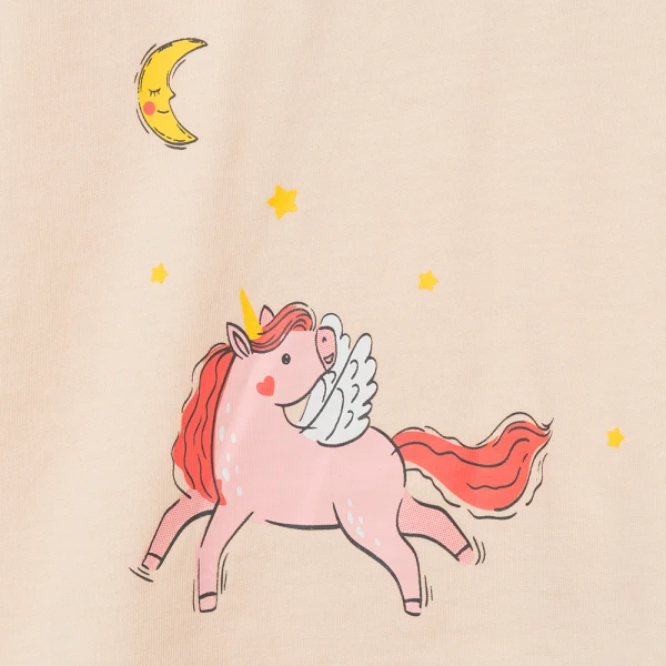 Bộ bé gái ngắn áo polo chân váy Animo LU0526084 (1Y-6Y,Kem-Dương)