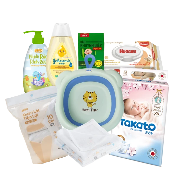 Combo đi sinh tiện lợi 4 - Mới (8 món)