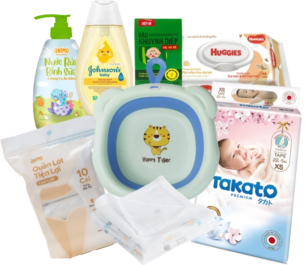 Combo đi sinh tiện lợi 4 - Mới (8 món)