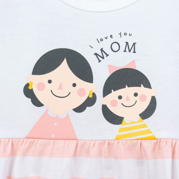 Đầm bé gái Animo Easy SU26 TX0526079 (1Y-4Y,Trắng)
