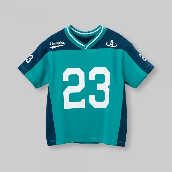 Bộ bé trai ngắn cổ tim Animo champs SP26 HN0526055 (1-6Y,Lá)