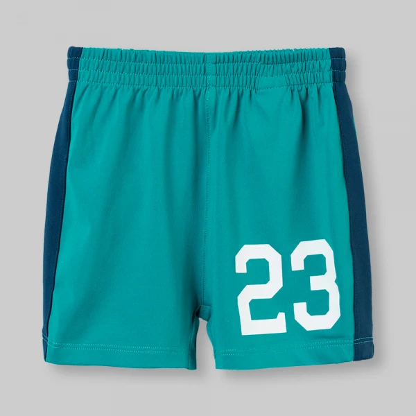 Bộ bé trai ngắn cổ tim Animo champs SP26 HN0526055 (1-6Y,Lá)