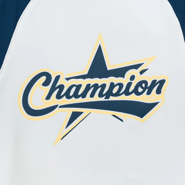 Bộ bé trai ngắn cổ tim Animo champs SP26 HN0626008 (1-6Y,Trắng-Dương)