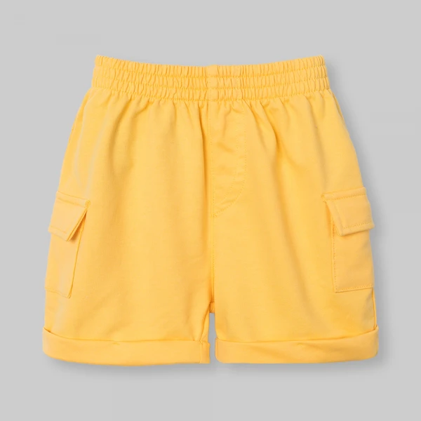 Bộ bé trai ngắn polo Animo Ocean Friends SP26 HN0626017 (1-6Y,Trắng-Vàng)