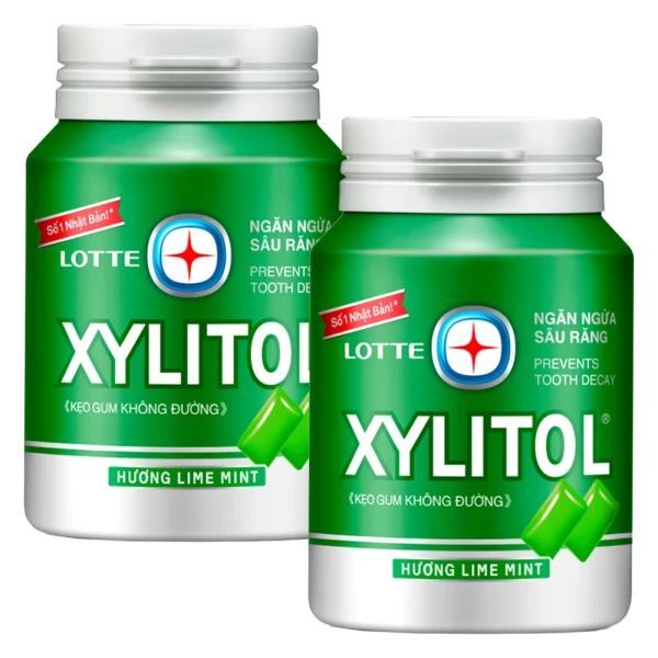 Combo 2 Kẹo Gum Xylitol LimeMint