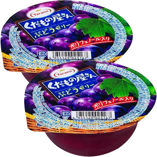 Combo 2 Thạch Tarami vị nho đen