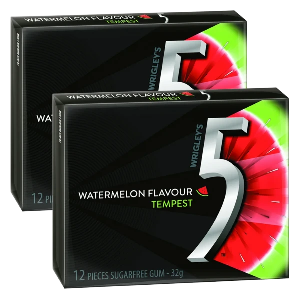 Combo 2 Kẹo Sing-gum không đường Số 5 Dưa hấu 32g