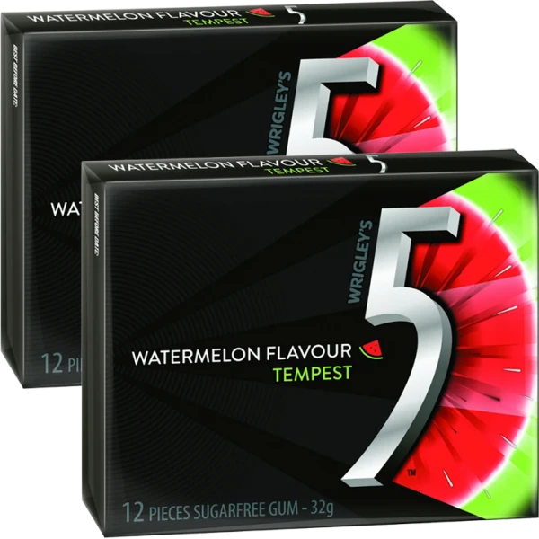Combo 2 Kẹo Sing-gum không đường Số 5 Dưa hấu 32g