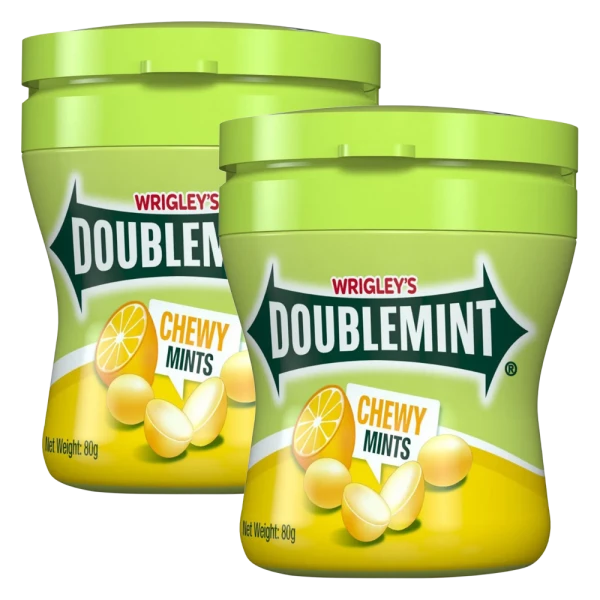 Combo 2 Kẹo nhai DM Hương Chanh Bạc Hà 80g