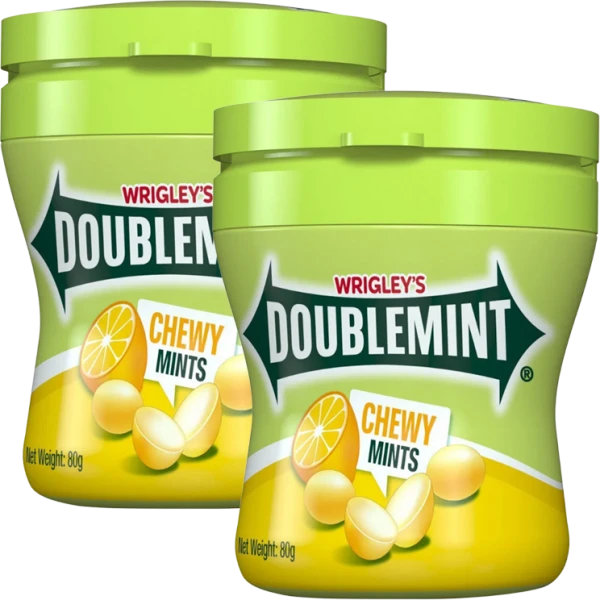 Combo 2 Kẹo nhai DM Hương Chanh Bạc Hà 80g