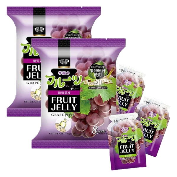Combo 2 Kẹo thạch trái cây vị nho