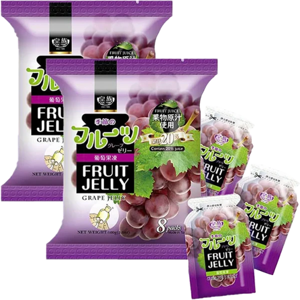 Combo 2 Kẹo thạch trái cây vị nho