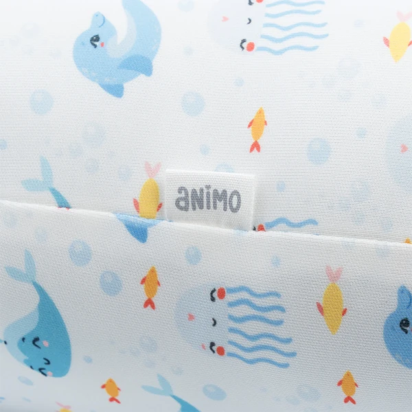 Gối chống trào ngược in hình Animo B2602_AR001 (Nhiều màu,65x65x20cm)