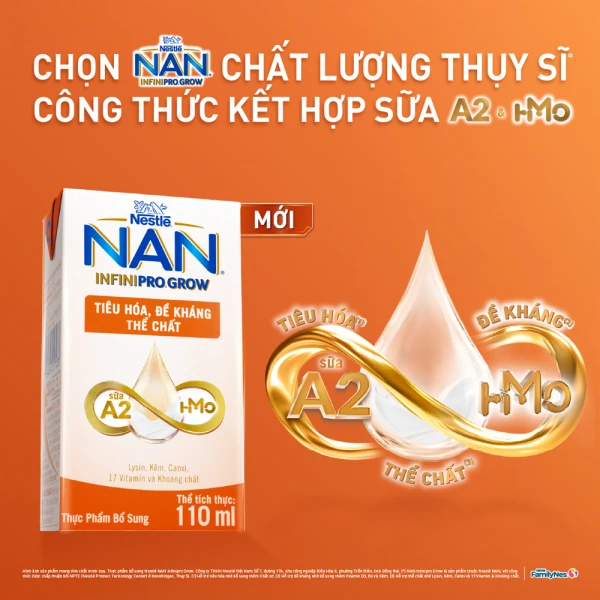 Sữa pha sẵn Nestlé NAN INFINIPRO GROW 110ml
