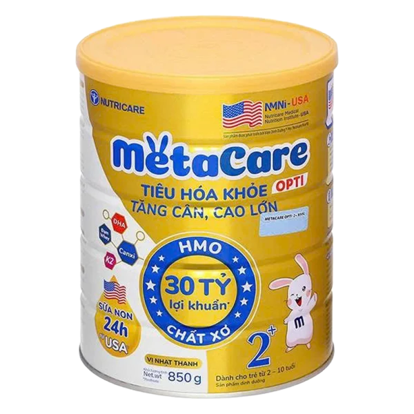 Combo 2 SPDD Metacare Opti 2+ 850g (Vàng)