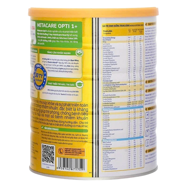SPDD Metacare Opti 1+ 850g (Vàng)