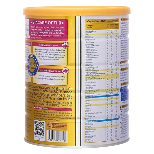 SPDD Metacare Opti 2+ 850g (Vàng)