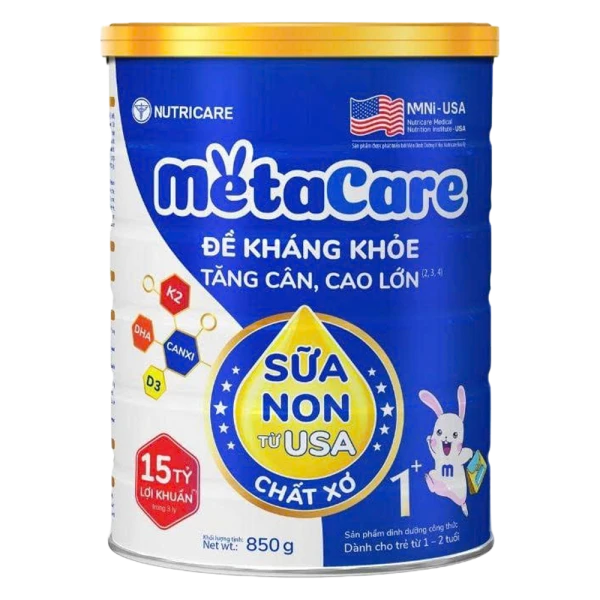Sản phẩm dinh dưỡng công thức MetaCare 1+ (850g, xanh)