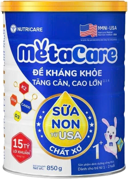 Sản phẩm dinh dưỡng công thức MetaCare 1+ (850g, xanh)